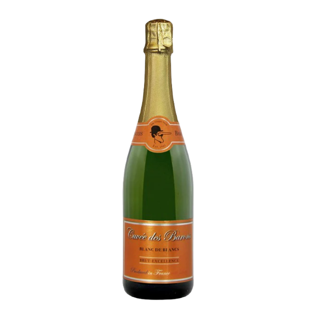 Cuvee Des Barons Brut Blanc Sparkling Wine 750Ml