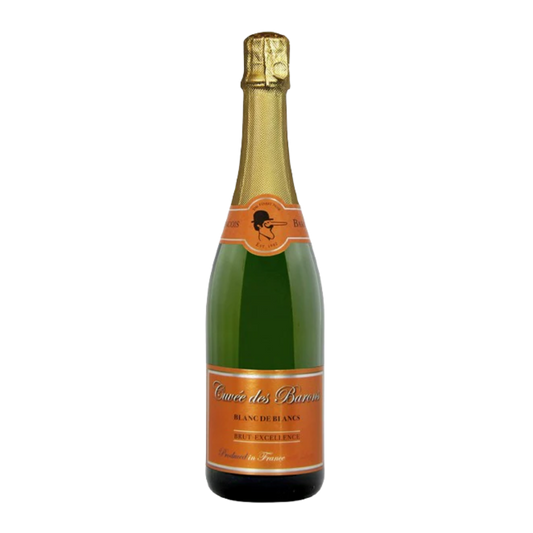 Cuvee Des Barons Brut Blanc Sparkling Wine 750Ml