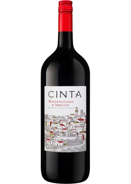 Montepulciano D Abruzzo Cinta D.Oc.  Italian Red Wine 1.5L