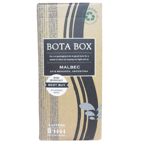 Bota Box California Malbec Red Wine 3L