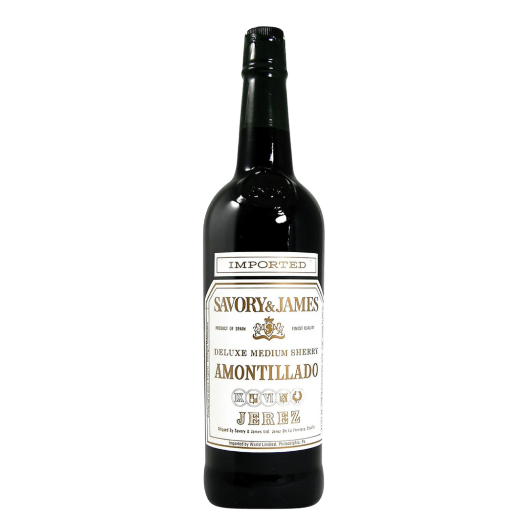 Savory & James Medium Amontillado Sherry Wine 750Ml