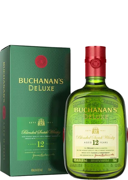 Buchanans Deluxe Aged 12 Years Scotch Whisky 750 Ml