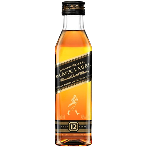 Johnnie Walker Black Label 12Yr Scotch 50Ml