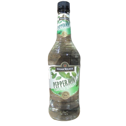 Hiram Walker Peppermint  Schnapps Liquor 750Ml