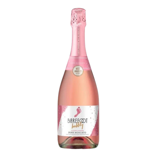 Barefoot Bubbly Pink Moscato  White Wine 750