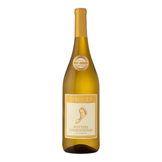 Barefoot  Buttery Chardonnay White Wine 750Ml