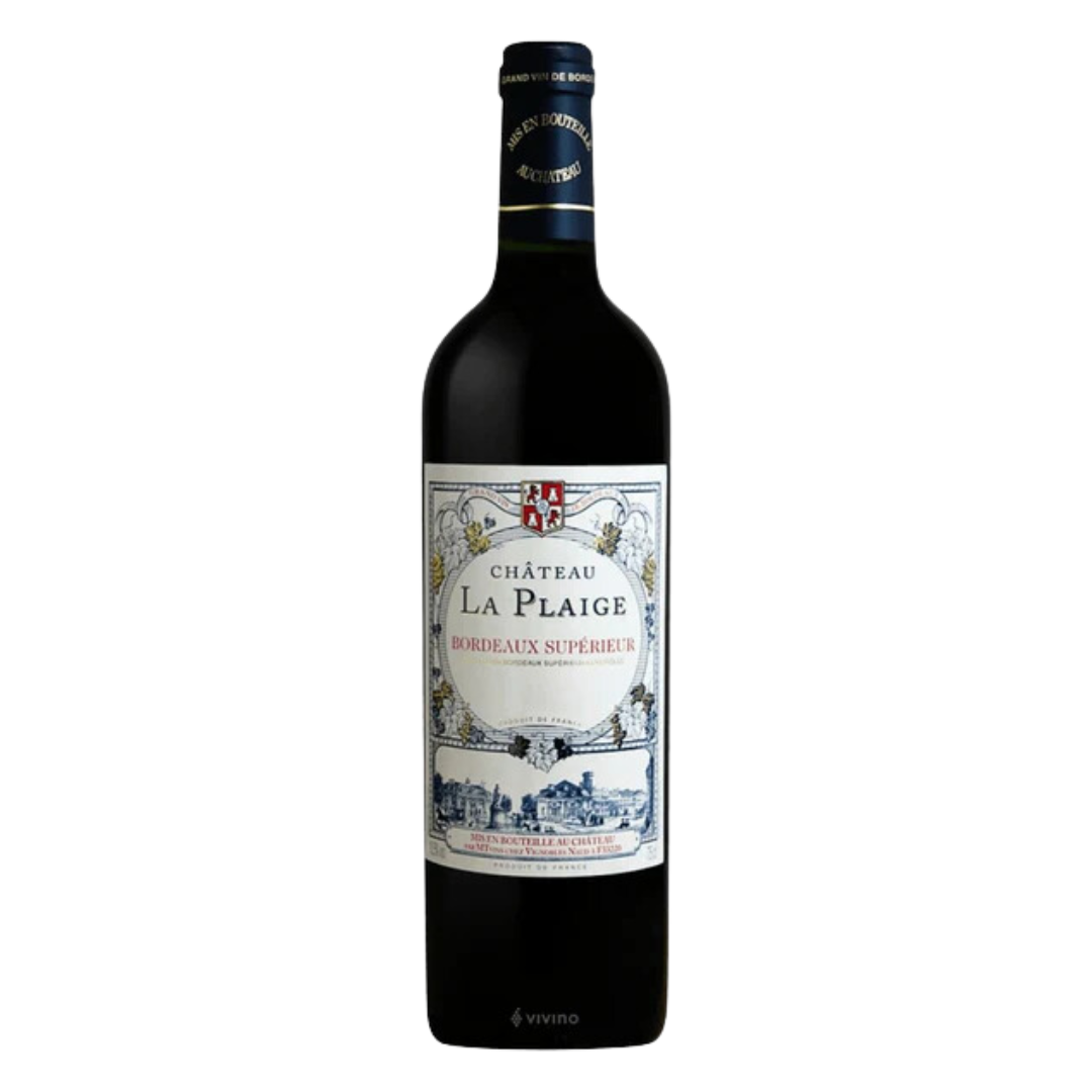 Chateau La Plaige Bordeaux Superieur Red Wine 750 Ml