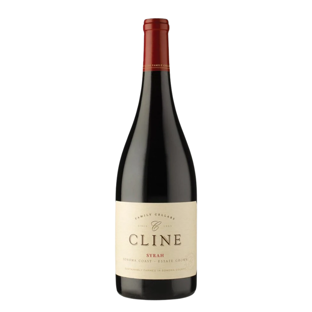 Cline Syrah Sonoma Coast Estate Grown Red Wine 750 Ml