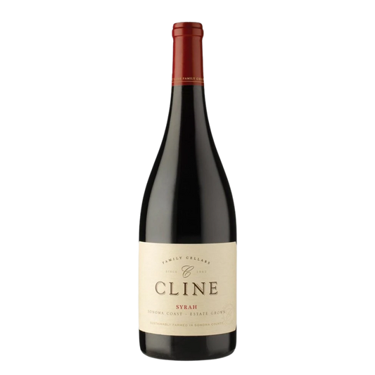 Cline Syrah  Sonoma Coast Estate Grown  Red Wine 750 Ml