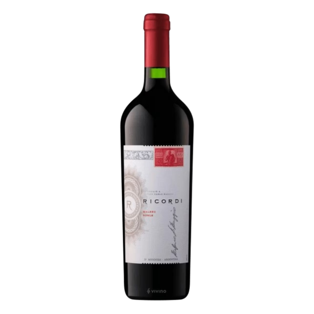 Ricordi Malbec Roble Red Wine 750 Ml