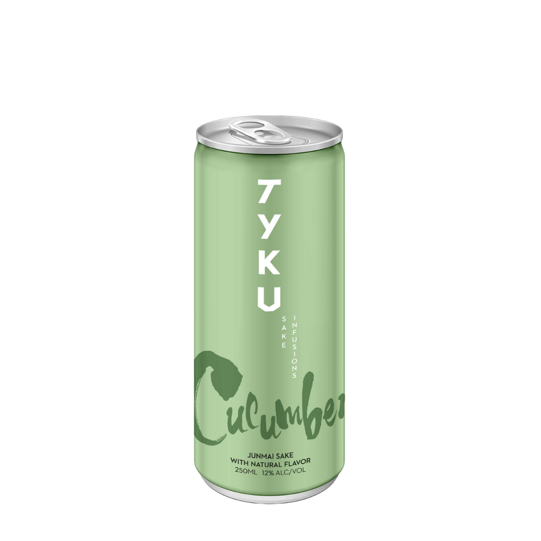 Ty Ku Sake Cucumber Can 250Ml