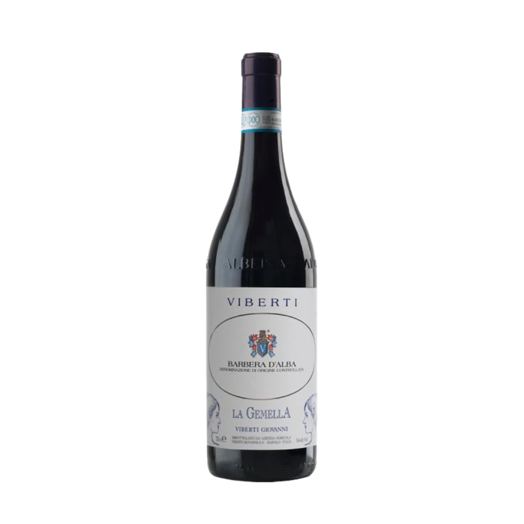 Viberti Barbera D'Alba La Gemella Italian Red Wine 750 Ml