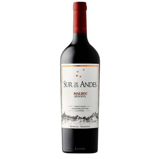 Sur Delos Andes Malbec  Reserva Red Wine 750Ml