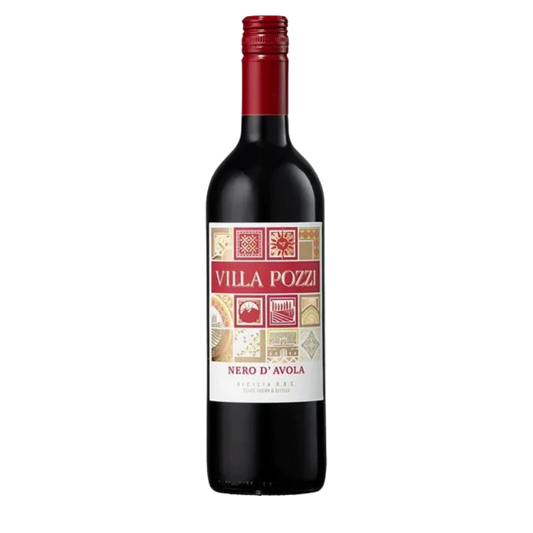 Villa Pozzi Nero D'Avola  Italian Red Wine 750 Ml