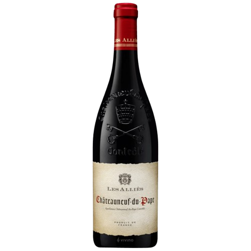 Les Allies Chateauneuf-Du-Pape 2015 French Red Wine 750 Ml