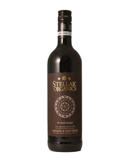 Stellar Organics Pinotage (No Sulfites) Organic South African Red Wine 750 Ml