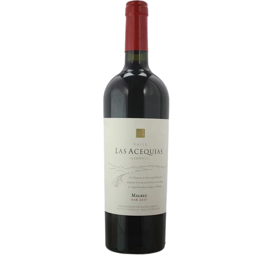 Las Acequias Malbec Oak  2017 Red Wine 750 Ml