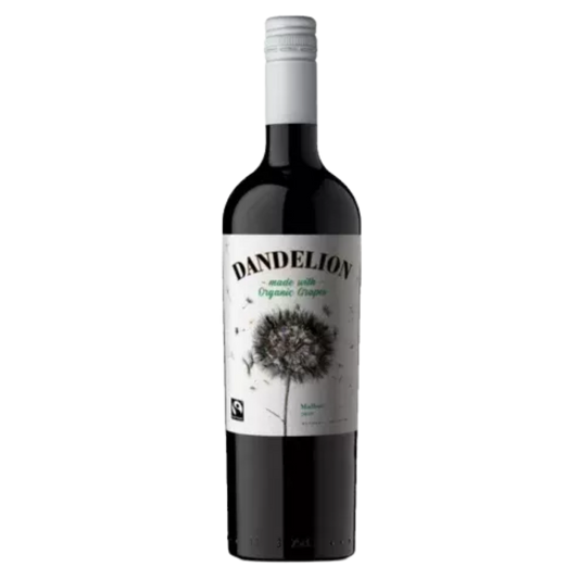 Dandelion  Organic Malbec Red Wine 750 Ml