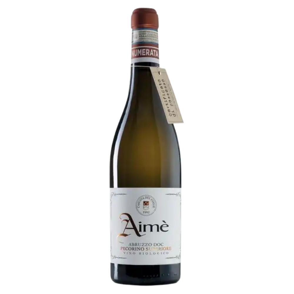 Aime Casina Del Colle Pecorino  Italian White Wine 750 Ml