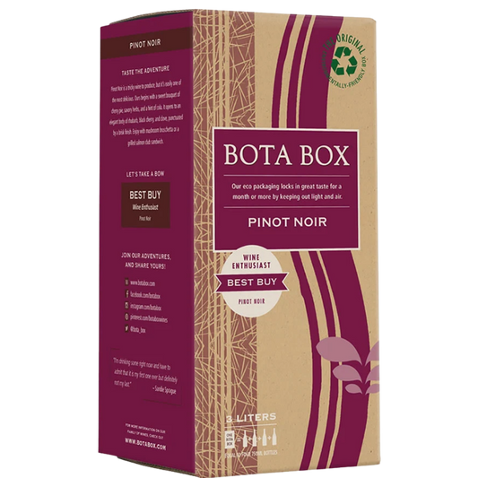 Bota Box  Pinot  Noir Red Wine  3L