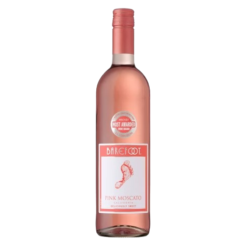 Barefoot Pink Moscato White Wine 750Ml