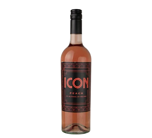 Icon Peach Moscato Alch White Wine 750 Ml
