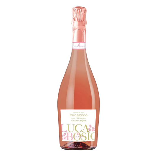 Luca Bosio Extra Dry Prosecco Rose Wine DOC 750Ml