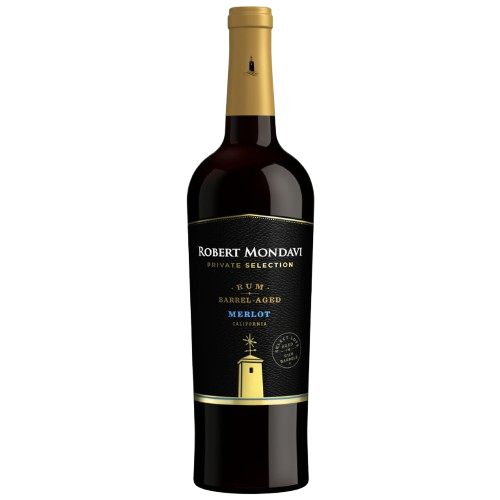 Mondavi Private Sel Merlot Rum Brl Red Wine 750 Ml