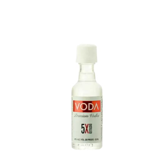 Voda Premium Vodka 5X Distilled 375Ml