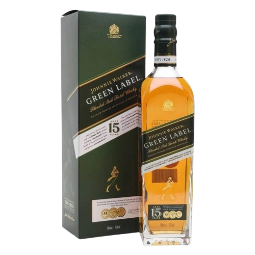 Johnnie Walker Green Label 15Yr Scotch Whisky  750Ml