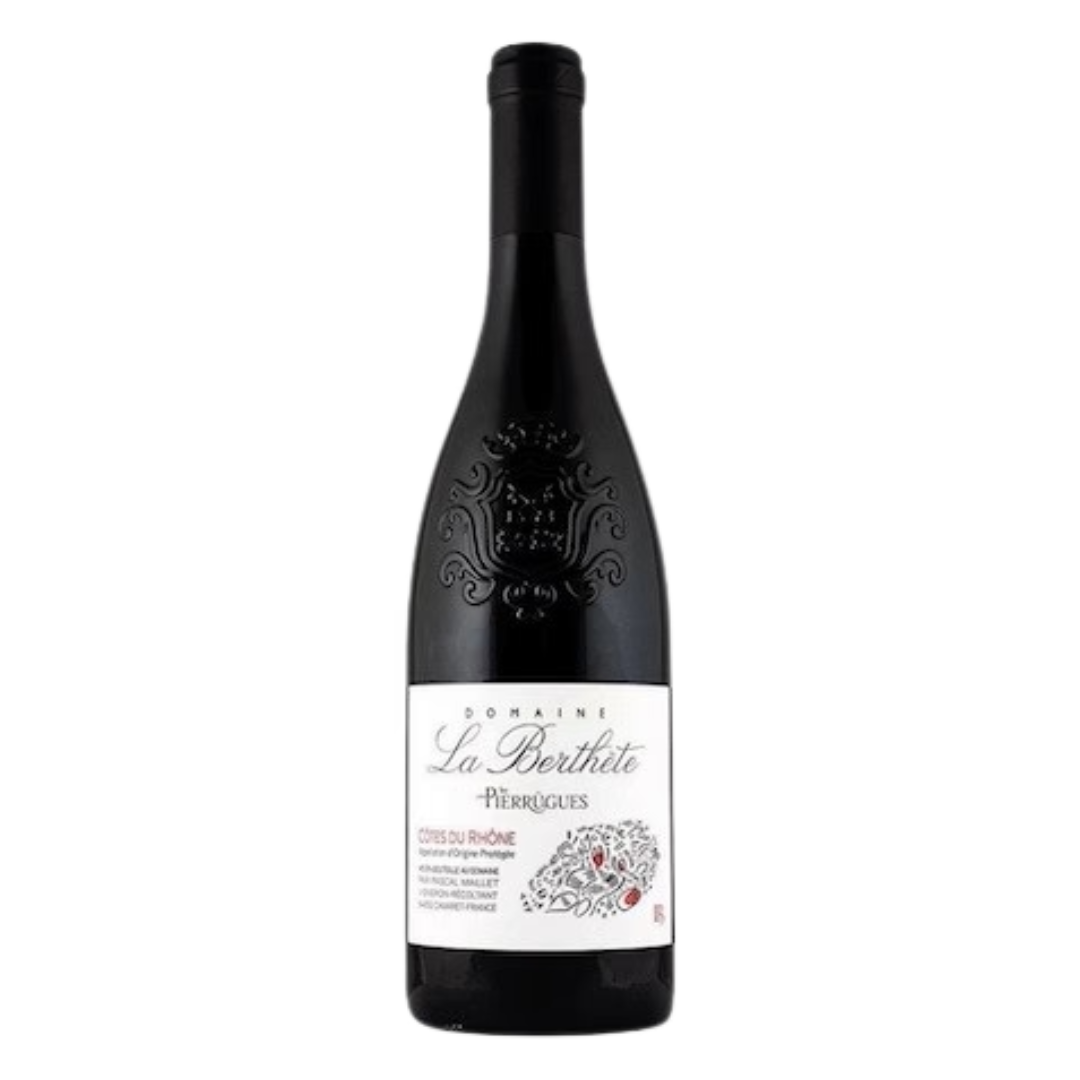 Domaine La Berthete Cotes Du Rhone Red Wine 750 Ml