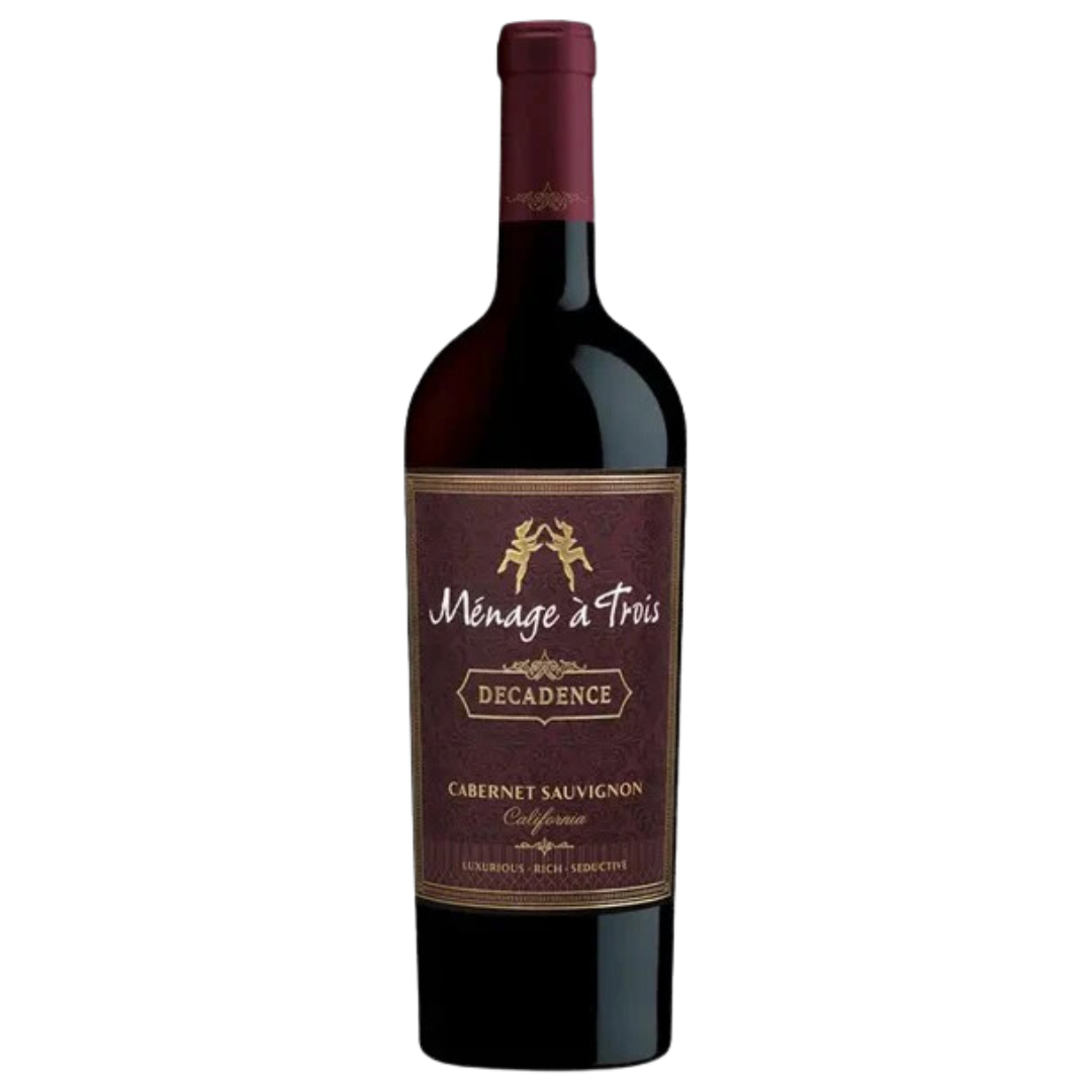 Menage A Trois Decadence Cabernet Sauvignon  Red Wine 750Ml