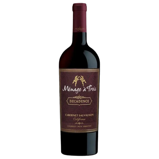 Menage A Trois Decadence Cabernet Sauvignon  Red Wine 750Ml