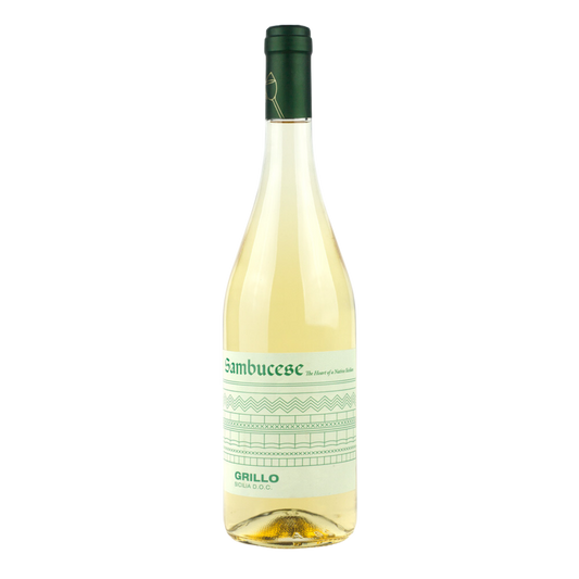 Sambucese Grillo Sicilia D.O.C  Italian White Wine 750 Ml