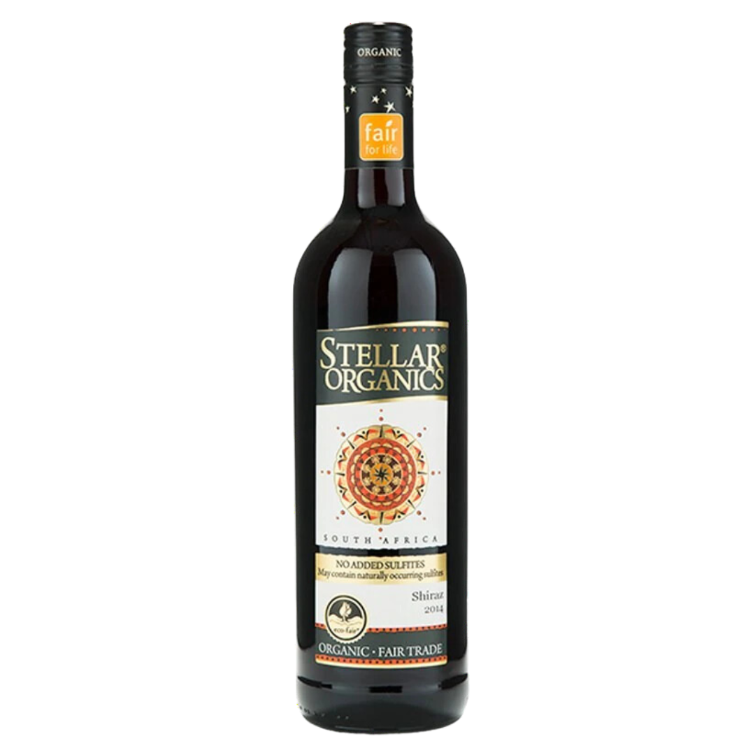 Stellar Organics Shiraz (No Sulfites) Organic South African Red Wine 750 Ml