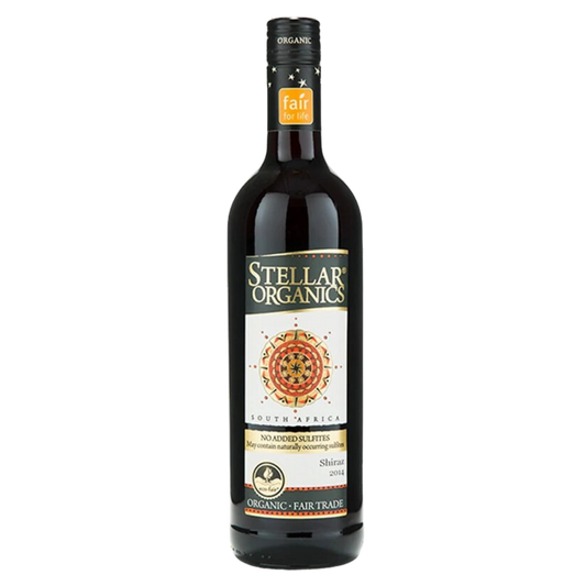Stellar Organics Shiraz (No Sulfites) Organic South African Red Wine 750 Ml
